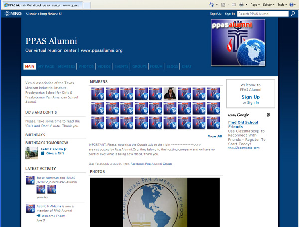 PPAS Alumni Website